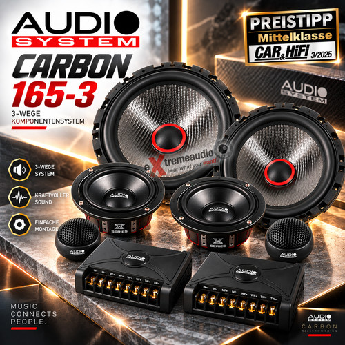 Audio system carbon 165 - system,