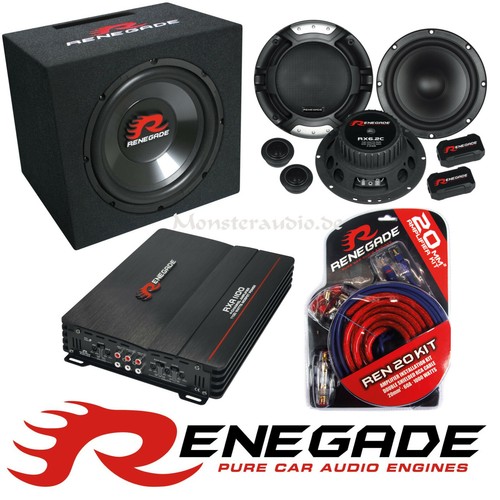 Renegade set 30cm subwoofer - 4,