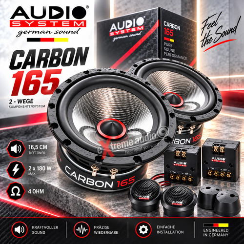 Audio system carbon 165 - system,