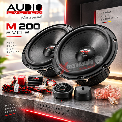 Audio system 200 - 200, 2-wege