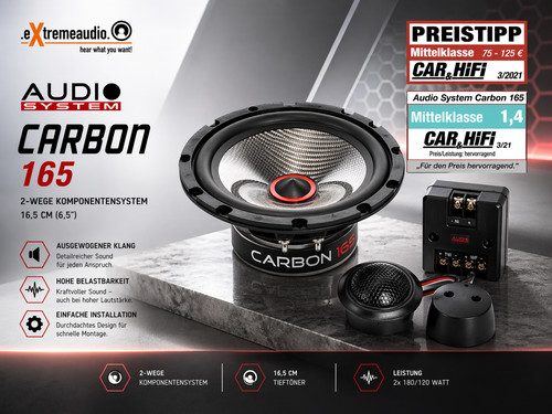Audio system carbon 165 - audio,