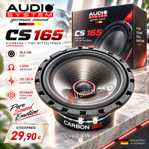 Audio system 165w mitteltöner - audio,